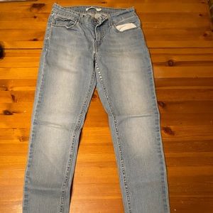 Levi’s light-wash jeans